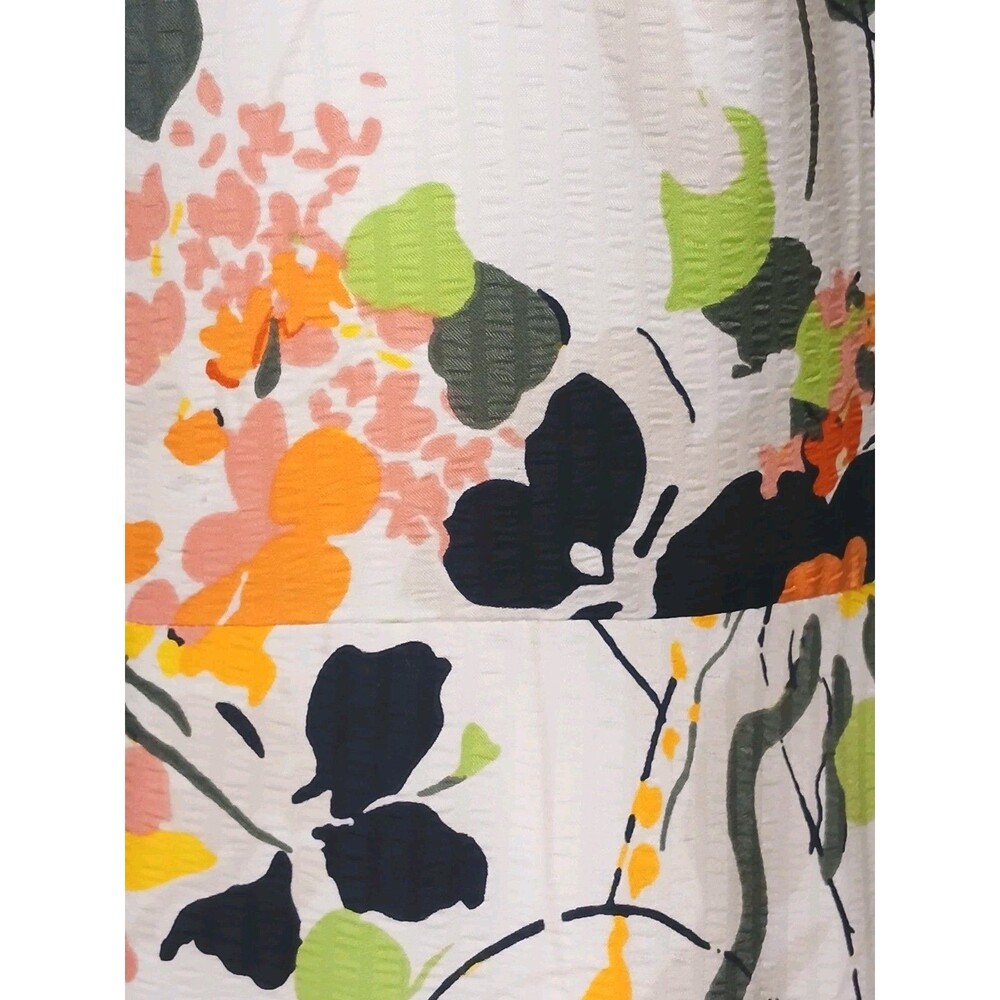 Banana Republic Sz 4 Floral Maxi Dress Sleeveless Pink Green Yellow EUC - Picture 4 of 12